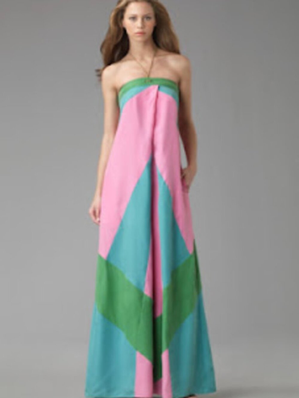 Diane Von Furstenberg Maui Maxi Dress in Multicolor Silk